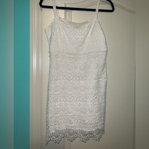 NWT Hollister white lace dress